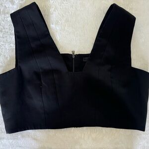 BCBG Size 12 Black crop top